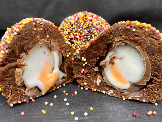 Creme Egg Scotch Eggs