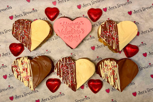 Valentine brownies