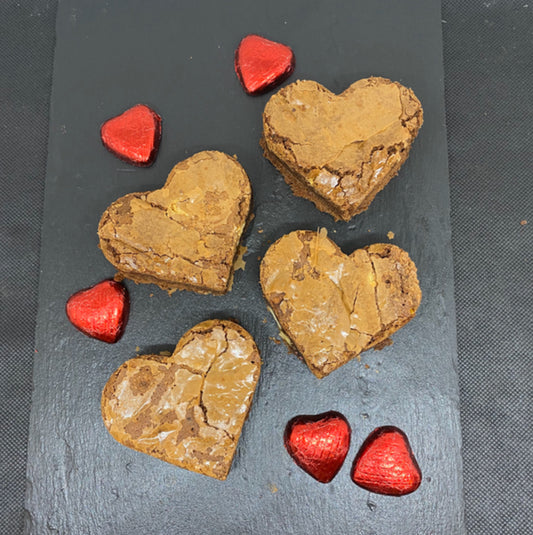 Heart Shaped Brownies